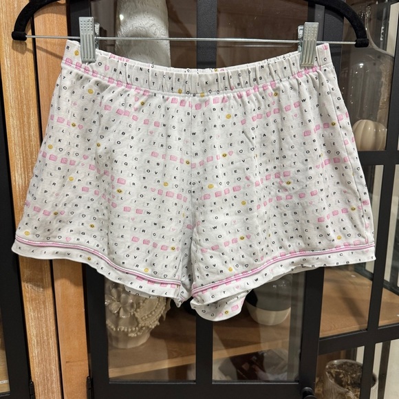 Roller Rabbit x Little Words Project Love & Letters print shorts pajamas pima - Picture 3 of 7